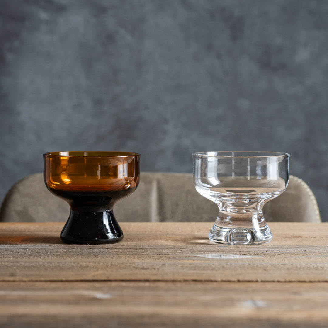 廣田硝子］ 昭和モダン珈琲 BYRONサンデー アンバー色 – キゴコチ