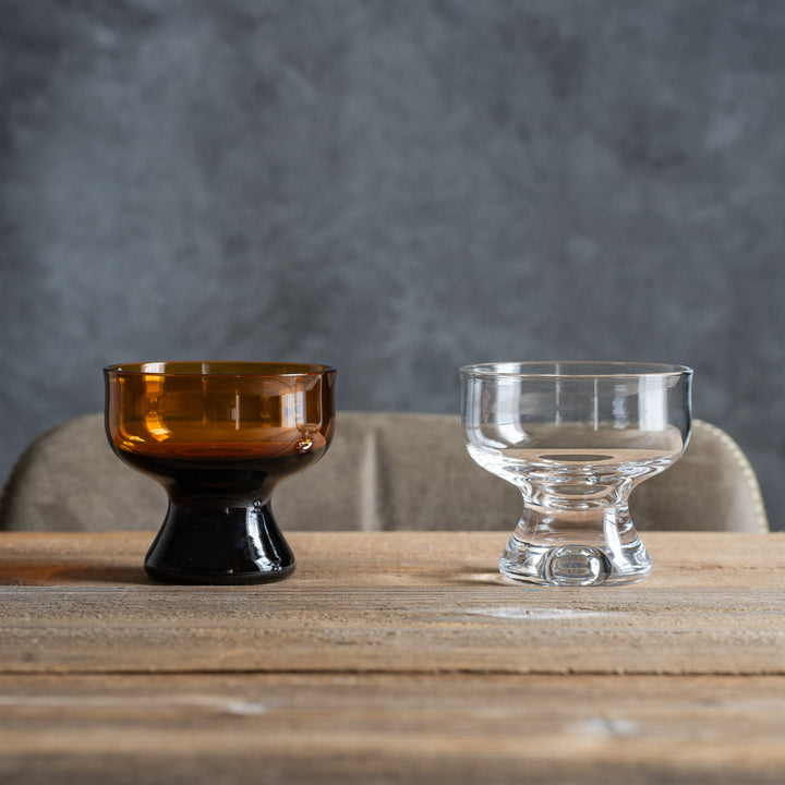 廣田硝子］ 昭和モダン珈琲 BYRONサンデー アンバー色 – キゴコチ