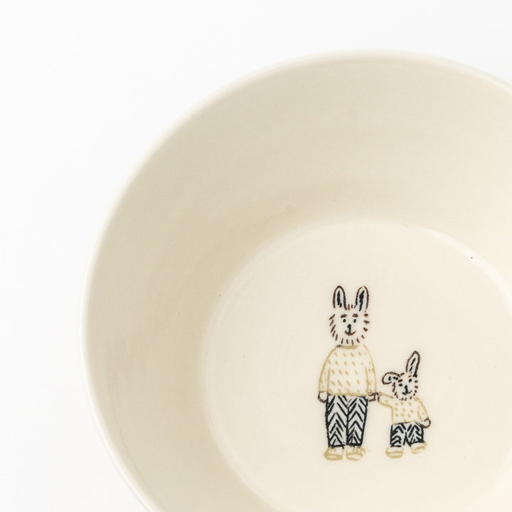 濱田綾音] シティーアニマル ボウル ウサギの親子 - キゴコチ