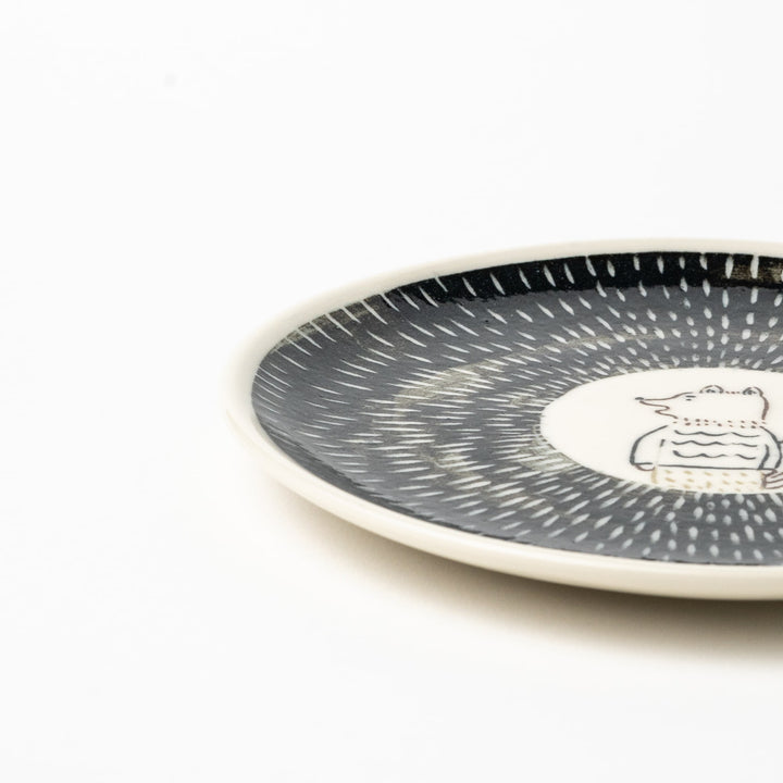 濱田綾音] シティーアニマル平中皿 キツネ - キゴコチ