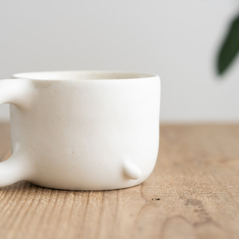 ponpoco mug　ホワイト