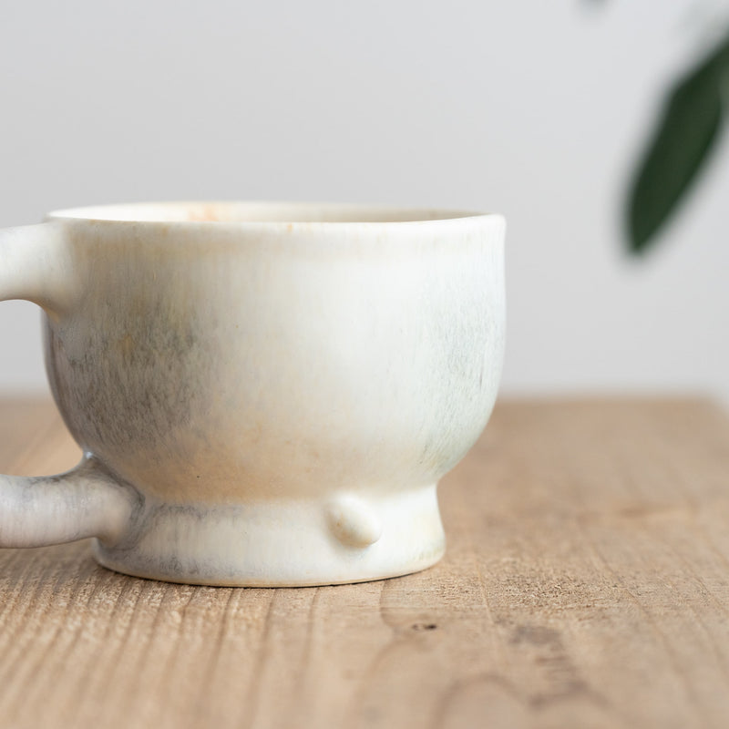 ponpoco mug　脚つき　パープル