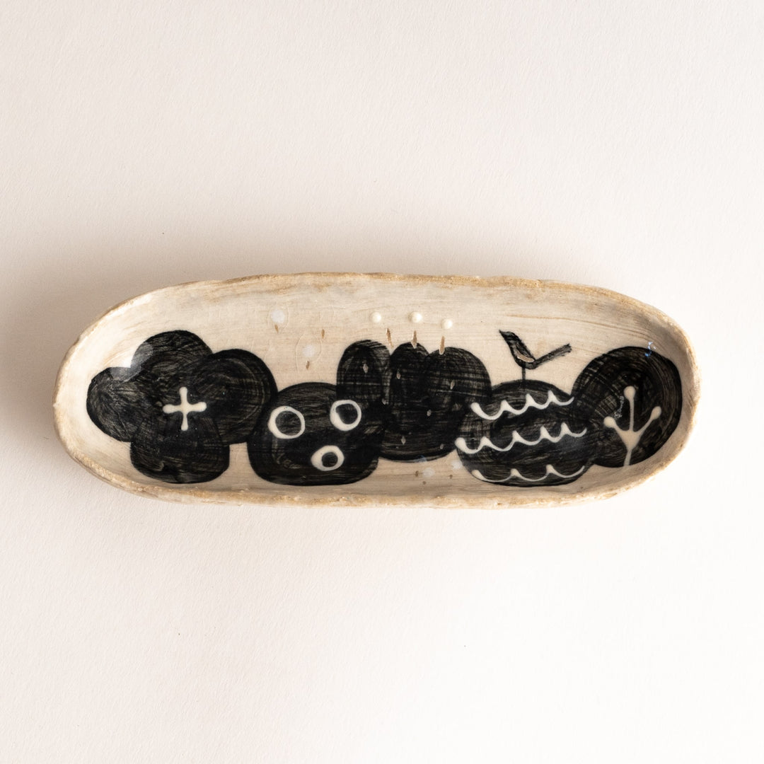 小室静香] 楕円長小皿 それはともかく - キゴコチ