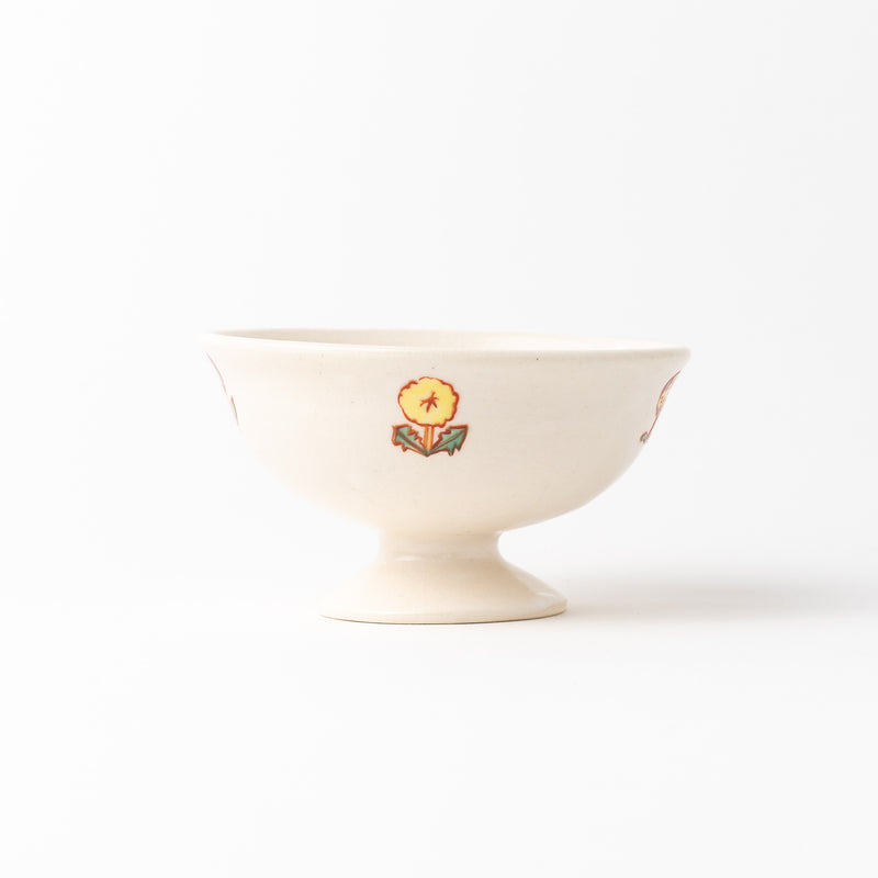小花絵付　デザートカップ