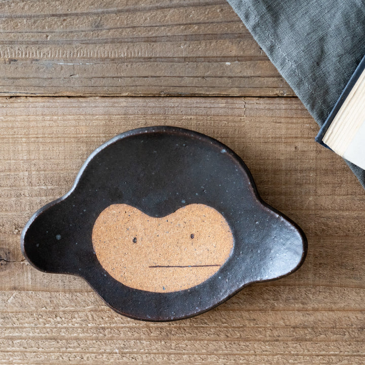 吉村尚子 虎の絵柄和風 小鉢 小皿 吉村尚子さんのうつわ。 象嵌と掻き