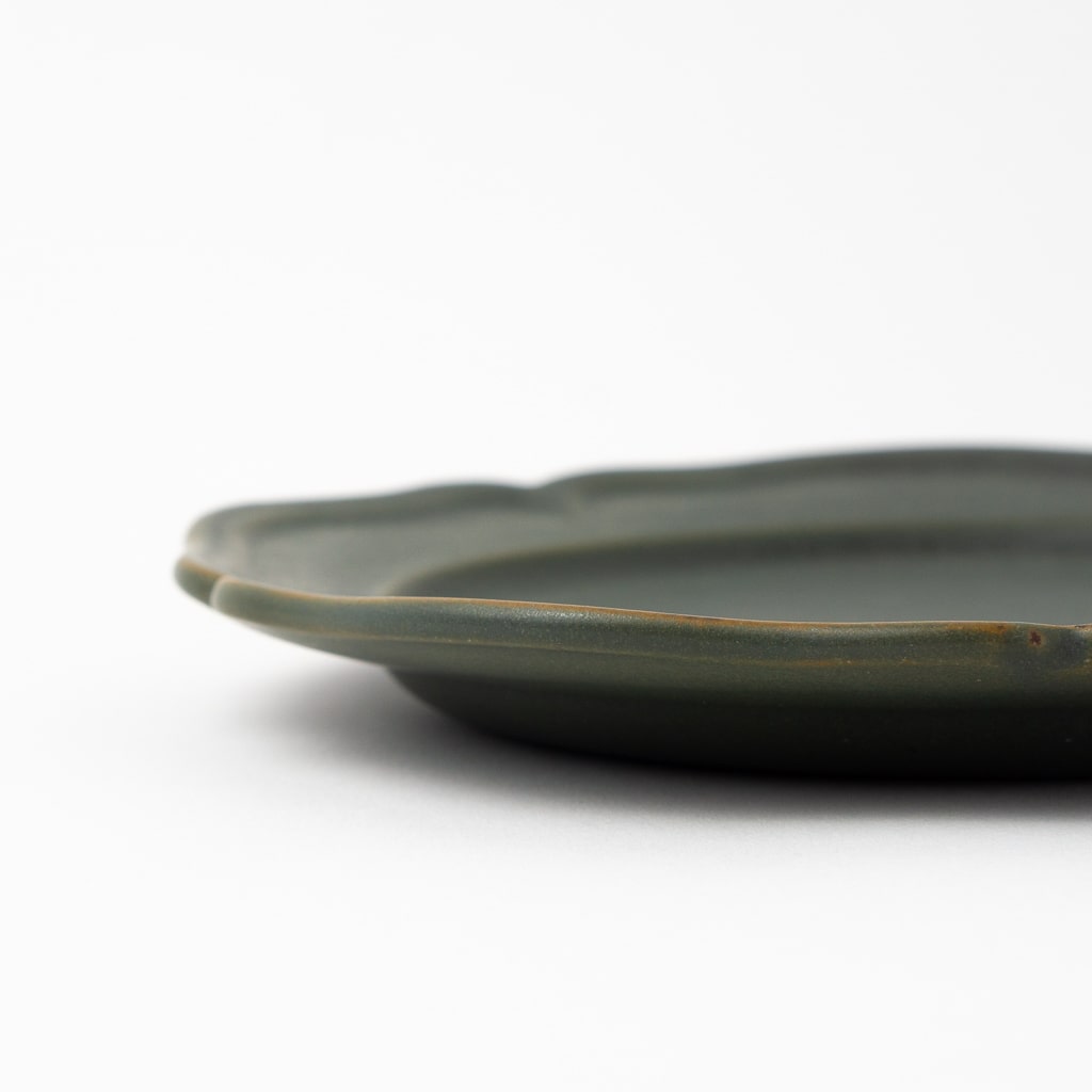 天龍窯／N▶︎400］ ピューター皿 6寸 グリーン – キゴコチ